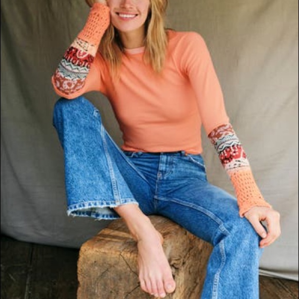 Free People In The Mix  Thermal Top